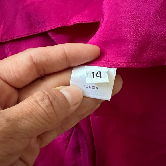 Gorgeous Pink 💯 SILK Prabal Gurung blouse-new no tags - Picture 14 of 14